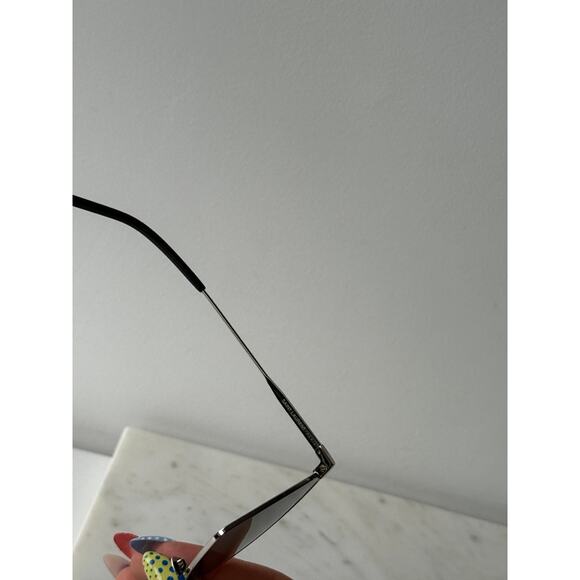 NEW Saint Laurent SL303 Jerry Sunglasses in Silver Mirror - Picture 8 of 10